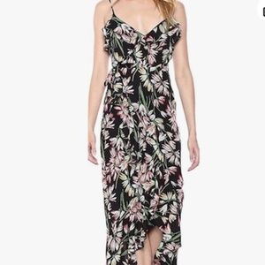 Likely Rae Ruffled Floral Maxi Wrap Dress Size 4